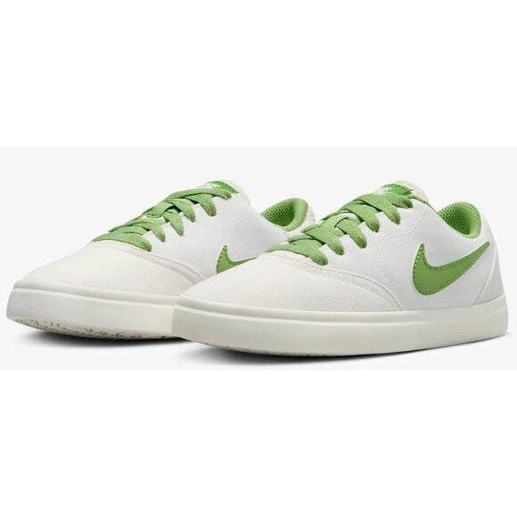 Nike SB Check Canvas GS Skate Shoes Phantom / Chlorophyll NEW - Picture 1 of 8